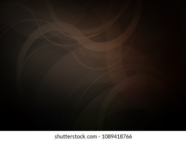 Dark vector pattern with bubble shapes. An elegant bright illustration with gradient. Brand new design for your ads, poster, banner.
