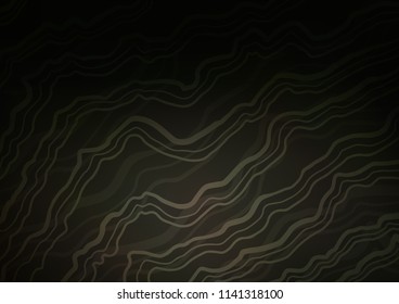 Dark vector pattern with bubble shapes. Blurred geometric sample with gradient bubbles.  Marble design for your web site.
