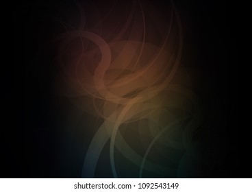 Dark vector pattern with lamp shapes. A completely new color illustration in marble style. Pattern for your business design.