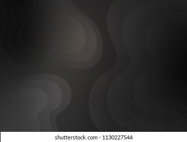Dark vector pattern with lava shapes. Geometric illustration in marble style with gradient.  Textured wave pattern for backgrounds.