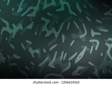 Dark vector pattern with lava shapes. Shining crooked illustration in marble style. Textured wave pattern for backgrounds.