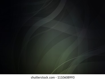 Dark vector pattern with liquid shapes. A sample with blurred bubble shapes. A completely new template for your business design.