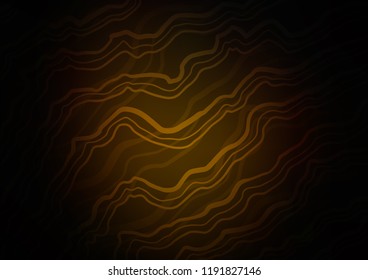 Dark vector pattern with liquid shapes. Creative illustration in halftone marble style with gradient. Textured wave pattern for backgrounds.