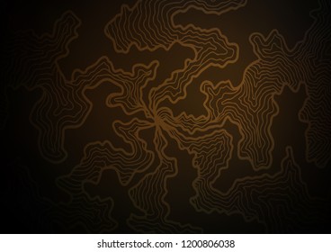 Dark vector pattern with liquid shapes. An elegant bright illustration with gradient. Textured wave pattern for backgrounds.