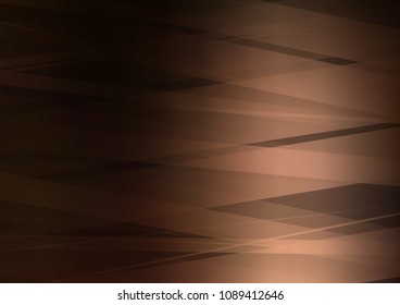 Dark vector pattern with narrow lines. Decorative shining illustration with lines on abstract template. Smart design for your business advert.