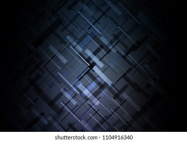 Dark vector pattern with narrow lines. Lines on blurred abstract background with gradient. The pattern can be used for websites.