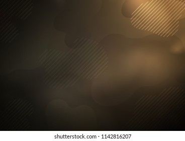Dark vector pattern with narrow lines. Decorative shining illustration with lines on abstract template. The pattern can be used as ads, poster, banner for commercial.