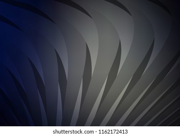 Dark vector pattern with narrow lines. Modern geometrical abstract illustration with staves. The template can be used as a background.