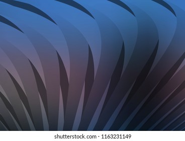 Dark vector pattern with narrow lines. Blurred decorative design in simple style with lines. The template can be used as a background.