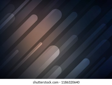 Dark vector pattern with narrow lines. Decorative shining illustration with lines on abstract template. The pattern can be used as ads, poster, banner for commercial.