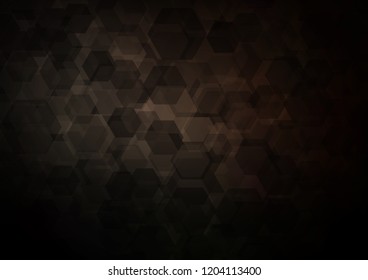 Dark vector polygon abstract template. Creative illustration in halftone style with gradient. A completely new design for your business.