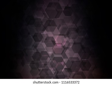 Dark vector polygonal background. Brand new colored illustration in blurry style with gradient. Brand new style for your business design.