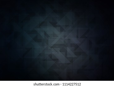 Dark vector polygonal background. Creative geometric illustration in Origami style with gradient. A completely new design for your business.