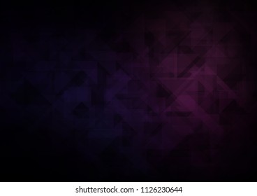 Dark vector polygonal polygonal. Brand new colored illustration in blurry style with gradient. The completely new template can be used for your brand book.
