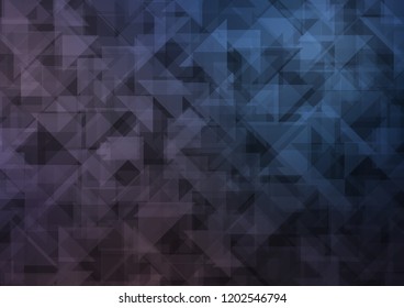 Dark vector polygonal polygonal. Brand new colored illustration in blurry style with gradient. A completely new design for your business.