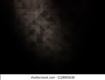 Dark vector polygonal polygonal. Colorful abstract illustration with gradient. The completely new template can be used for your brand book.