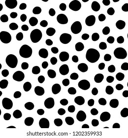 Dark vector seamless backdrop with dots, spots. Abstract illustration with colored bubbles in nature style. Trendy design for wallpaper, fabric makers.