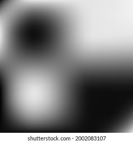 Dark Vector Smooth Aluminium Gradient Background. Trendy Monochrome Black Liquid Blurry Wallpaper. Grey Digital Watercolor Minimal Gradient Mesh. Minimal Silver Empty Metallic Blurred Texture.