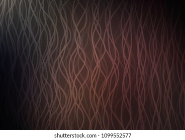 Dark vector template with abstract lines. Modern gradient abstract illustration with bandy lines. The template for cell phone backgrounds.