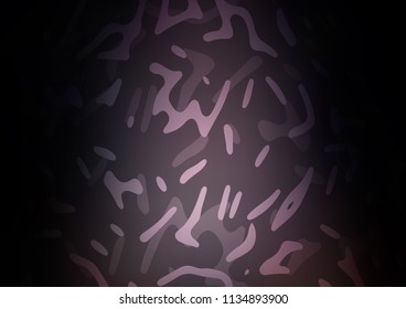 Dark vector template with abstract lines. Blurred geometric sample with gradient bubbles.  Marble design for your web site.