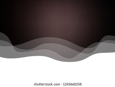 Dark vector template with abstract lines. Shining illustration, which consist of blurred lines, circles. Pattern for your business design.