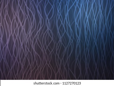 Dark vector template with bent lines. A sample with blurred bubble shapes. Textured wave pattern for backgrounds.