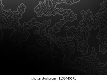 Dark vector template with bent lines. Creative geometric illustration in marble style with gradient. Pattern for your business design.