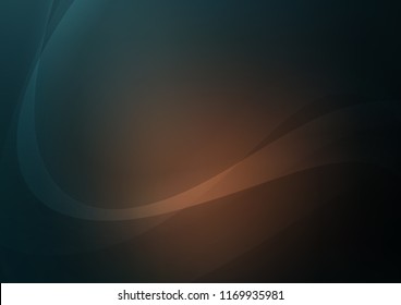 Dark vector template with bent lines. Colorful illustration in abstract marble style with gradient. The best blurred design for your business.