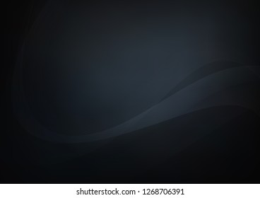 Dark vector template with bent lines. Brand new colored illustration in marble style with gradient. Textured wave pattern for backgrounds.