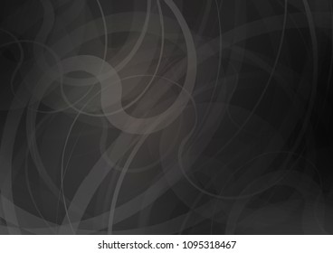 Dark vector template with bent ribbons. Brand new colored illustration in marble style with gradient. A completely new template for your business design.