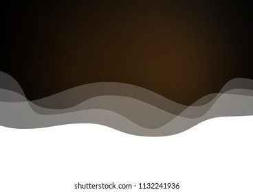 Dark vector template with bubble shapes. Colorful abstract illustration with gradient lines. A new texture for your  ad, booklets, leaflets.