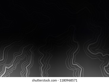 Dark vector template with bubble shapes. Creative illustration in halftone marble style with gradient. Textured wave pattern for backgrounds.