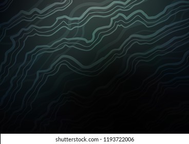 Dark vector template with bubble shapes. Glitter abstract illustration with wry lines. The elegant pattern for brand book.