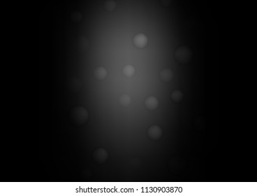 Dark vector template with circles. Abstract illustration with colored bubbles in nature style. Completely new template for your brand book.