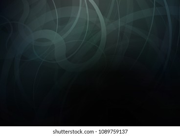Dark vector template with lines, ovals. Shining crooked illustration in marble style. New composition for your brand book.