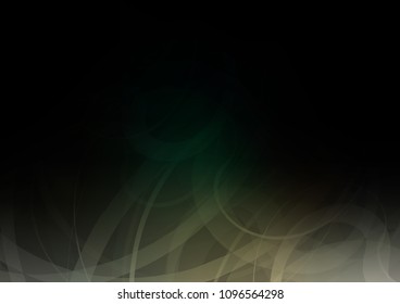 Dark vector template with lines, ovals. A completely new color illustration in marble style. Pattern for your business design.