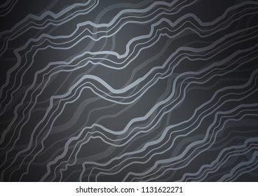 Dark vector template with lines, ovals. Brand new colored illustration in marble style with gradient. New composition for your brand book.