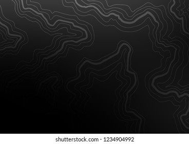 Dark vector template with lines, ovals. Colorful abstract illustration with gradient lines. A completely new template for your business design.