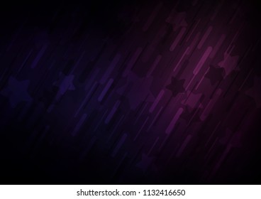 Dark vector template with repeated sticks. Decorative shining illustration with lines on abstract template. The pattern can be used as ads, poster, banner for commercial.