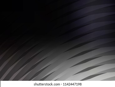 Dark vector template with repeated sticks. Decorative shining illustration with lines on abstract template. The template can be used as a background.