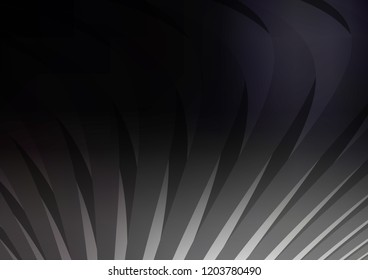 Dark vector template with repeated sticks. Lines on blurred abstract background with gradient. Best design for your ad, poster, banner.