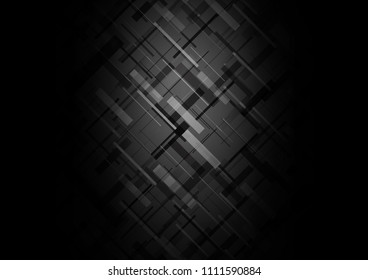 Dark vector texture with colored lines. Decorative shining illustration with lines on abstract template. The pattern can be used as ads, poster, banner for commercial.