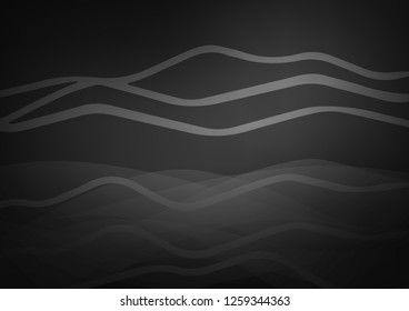 Dark vector texture with colored lines. Decorative shining illustration with lines on abstract template. The pattern can be used as ads, poster, banner for commercial.