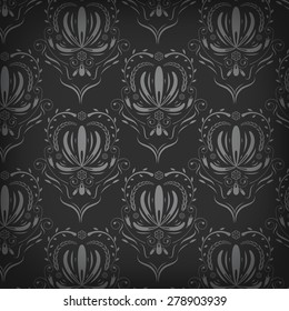 Dark vector wallpaper with abstract pattern/vector illustration with place for your content or creative editing