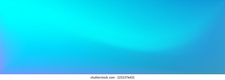 Malla de gradiente ondulado oscuro vibrante. Malla de degradado ondulada de color en blanco. Ilustración colorida de la superficie suave del arcoiris natural. Luminoso fondo índigo liso. Fondo Turquesa Desdibujado.