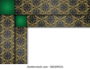 Dark vintage background. Blank for message or text.Certificate.