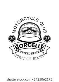 Dark Vintage Retro Motorcycle Community Club T-Shirt