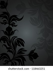 Dark vintage. Vector