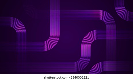 Dunkelvioletter abstrakter Hintergrund mit serpentinen Linien als Hauptbestandteil.