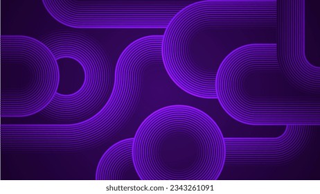 Dark violet abstract background with serpentine style lines as the main component.